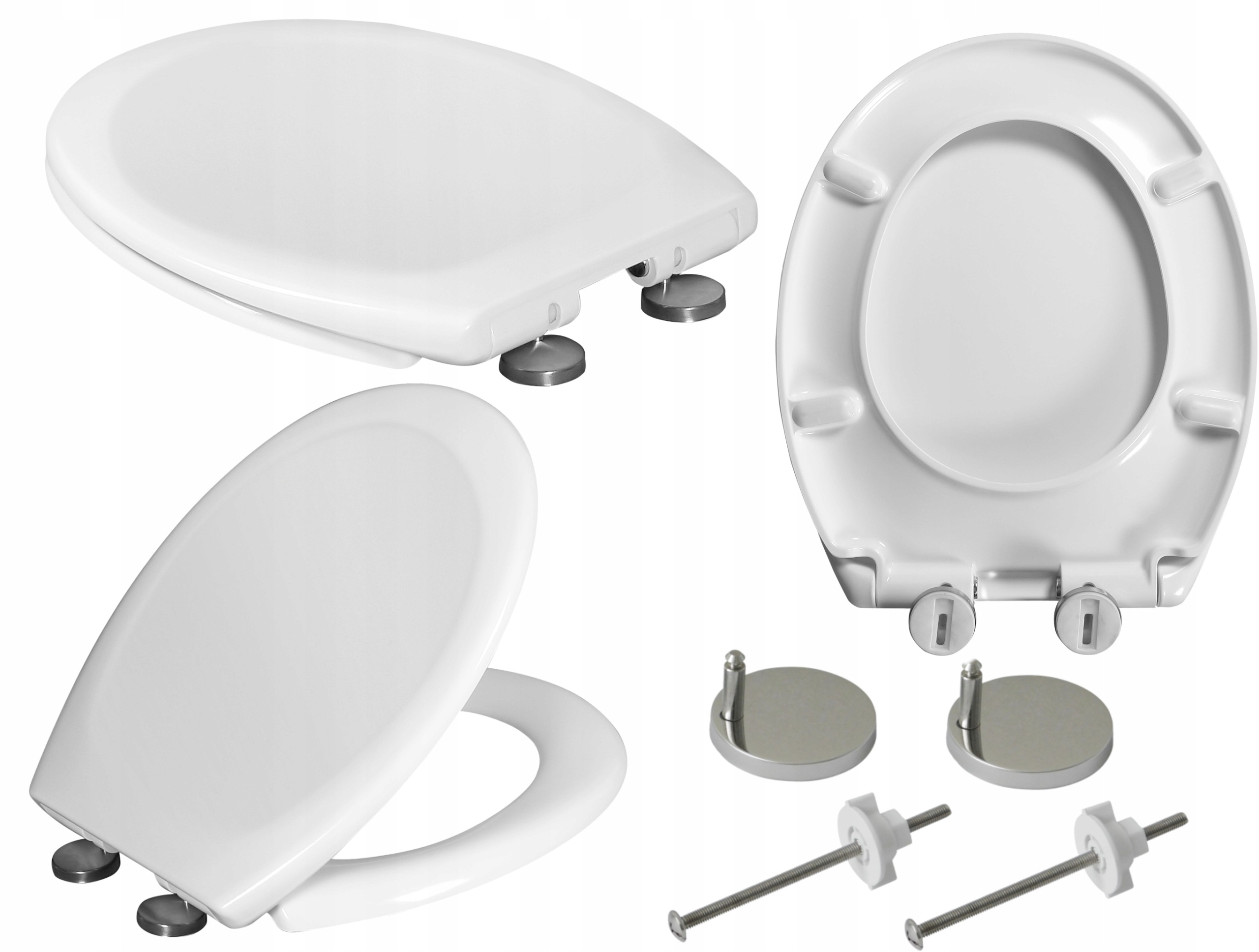 WC sedadlo Estiva, biely duroplast
